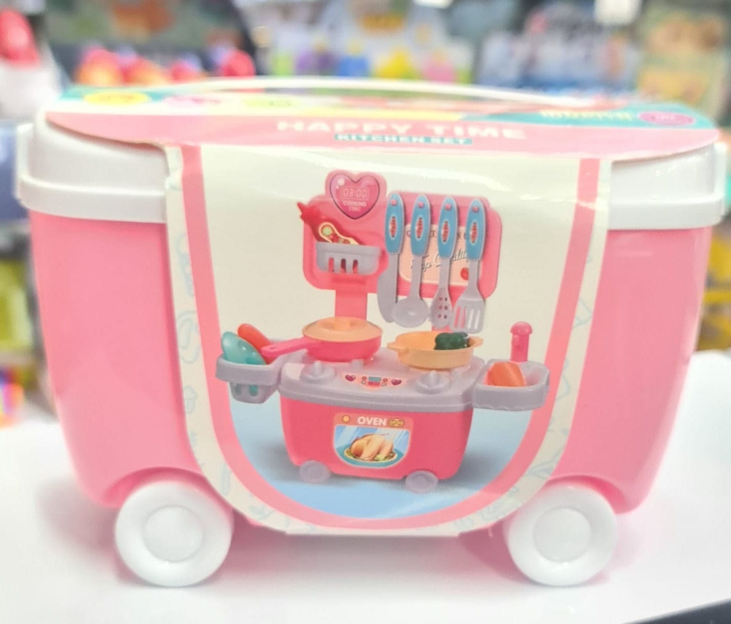Mini Chef Kitchen Trolley, 21 Pcs Kids Kitchen Play Set, Small Kitchen Toy Set With Wheels, Multifunctional Super Chef Car, Little Chef Kitchen suitcase Luggage Trolley Mini Chef Kitchen Trolley, 21 Pcs Kids Kitchen Play Set, Small Kitchen Toy Set With Wheels, Multifunctional Super Chef Car, Little Chef Kitchen suitcase Luggage Trolley